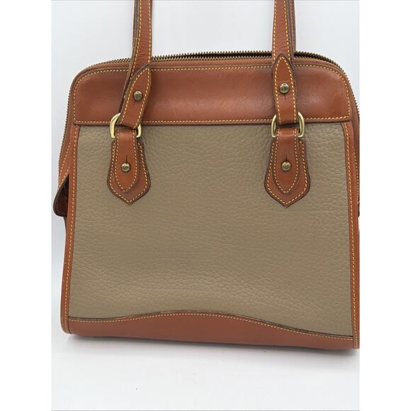 Vintage Dooney & Bourke, Leather Satchel Shoulder Bag All-Weather Leather Purse - Picture 6 of 16